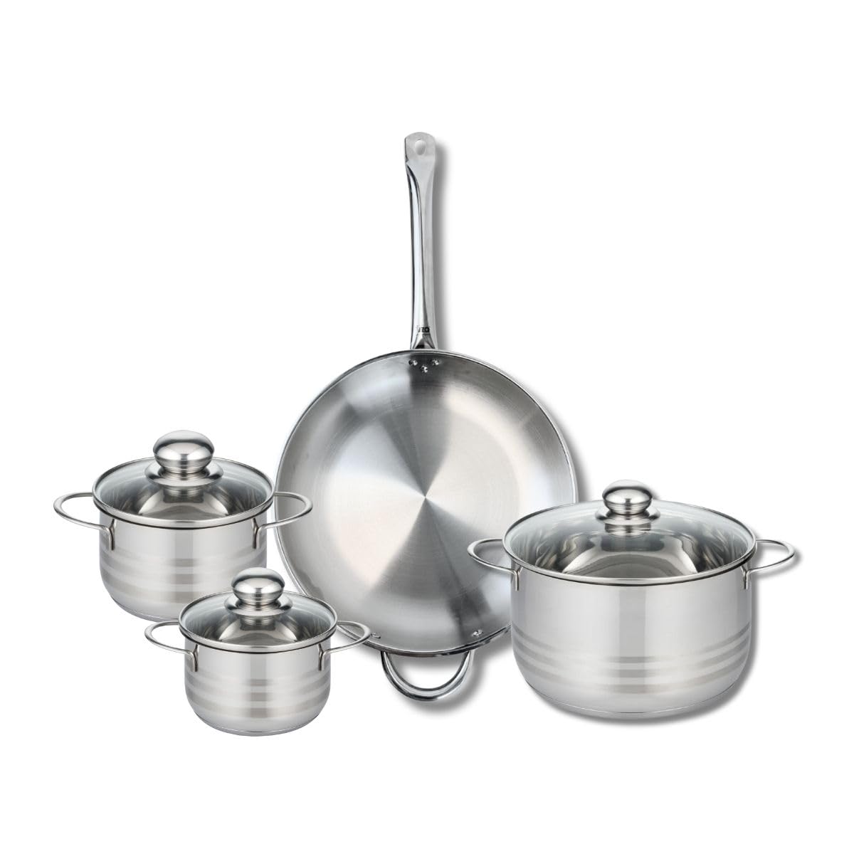Elo Batterie cuisine poêle 32 cm et 3 faitouts 14/16/24 cm