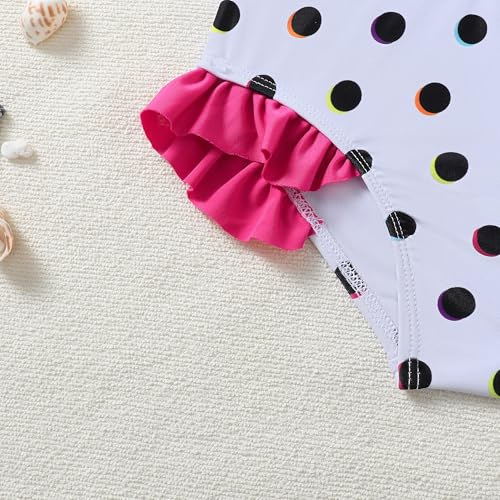 Image of Baby Swimsuit Girl Two Piece Bathing Suit Toddler Girls Summer Beach Ruffle Tankini Swimwear 1-7Y