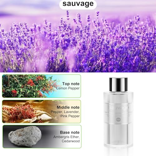 Image of Amor Lyris 2 Packs Essential Oil Refill for Smart Car Air Freshener, 3.5OZ Car Diffuser Refill, Aromatherapy Perfume Refill Can be Used for 4-8 Months, Made with Natural Plant Extracts, Wilderness