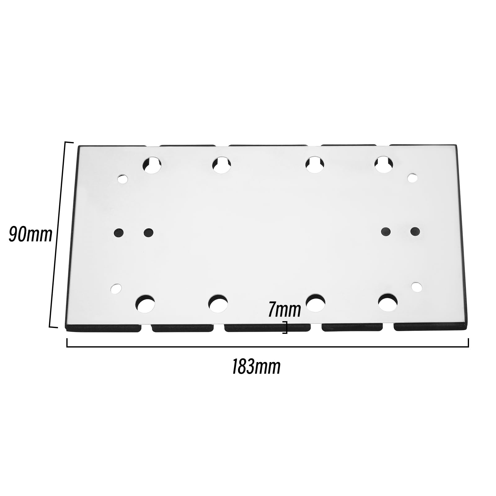 EsportsMJJ Base Per Levigatrice Piastra Di Supporto Per Makita Bo3700 Bo3710 Bo3711 Sander Parte Di Ricambio