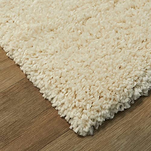 Image of Soft Modern Shag Area Rugs Fluffy Living Room Carpet Comfy Bedroom Home Decorate Floor Kids Playing Mat Size 8x11 Feet Color Multi Z