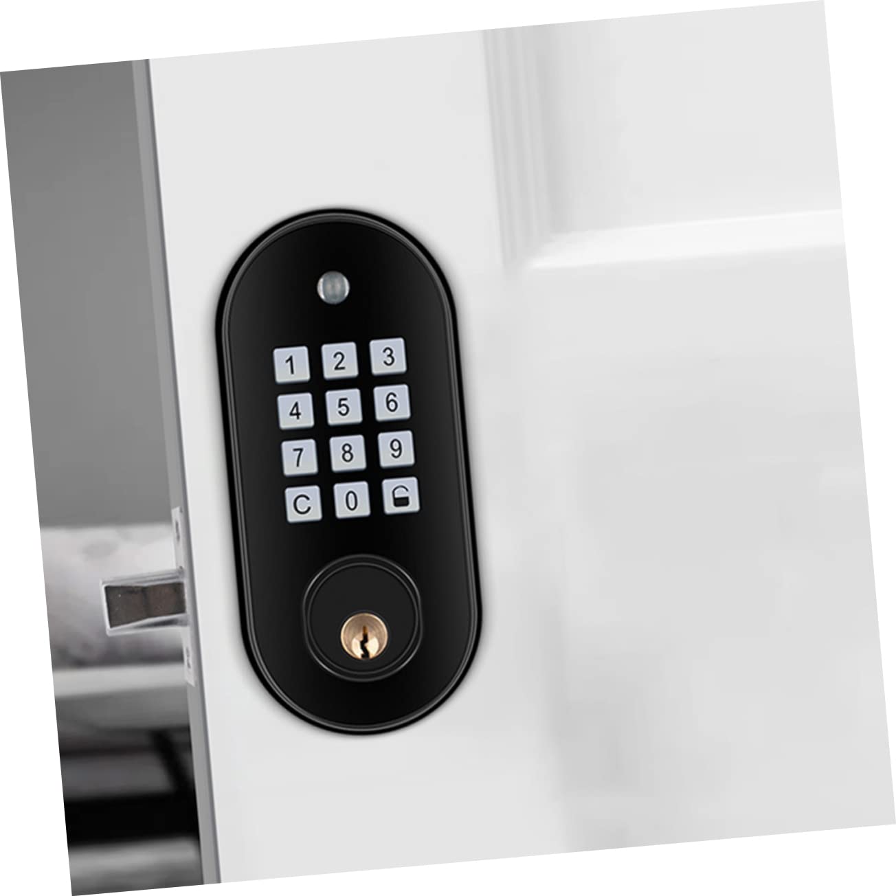 DOITOOL 1juego Cerradura Electrónica De Puerta Teclado Cerradura De Seguridad Keyless Cerrojo Instalación y Automática Por y Para Seguridad Del