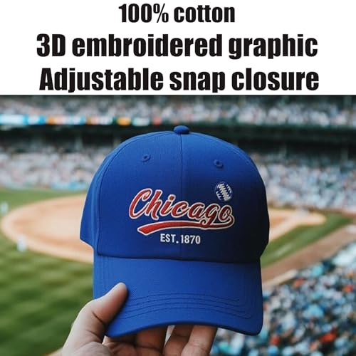 Classic Vintage Embroidered Fashionable Baseball Cap for Men Women Teenager Cap City Hat Adjustable with Gift Box