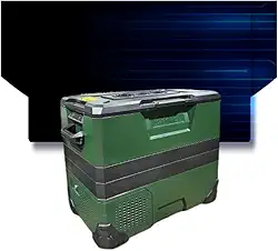 Geladeira Portátil Maxiclima Xforce - Refrigeração Eficiente Quadrivolt - Design Premium (Verde, 46L)