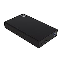 Ewent - Case Esterno Box per Disco Rigido HDD SATA da 3.5 Pollici USB 3.1 Compatibile
