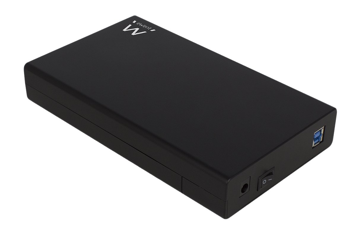 Ewent - Case Esterno Box per Disco Rigido HDD SATA da 3.5 Pollici USB 3.1 Compatibile con Sistemi Windows e Mac