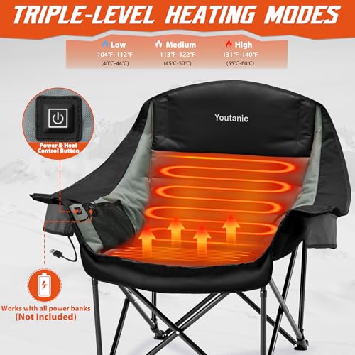 heated camping chair