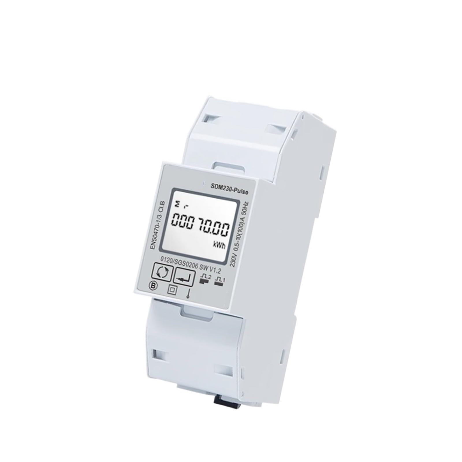 TBZOQAID SDM230 Pulse 230V 10 A Single Phase Energy Meter 2 putputs Bi-Directional Measurement