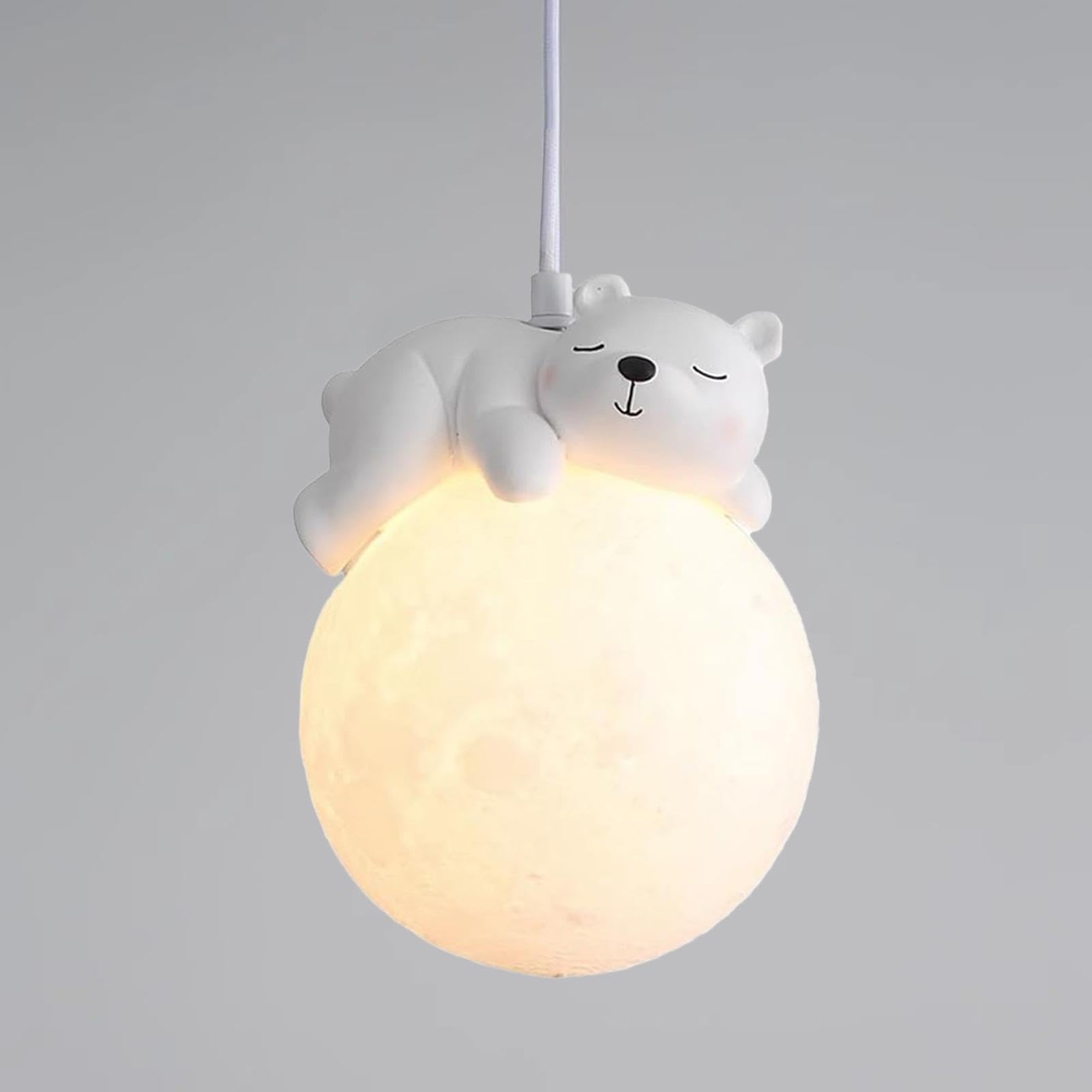 Lampa wisząca, lampa wisząca Lampy kulkowe 3D w mlecznej bieli,