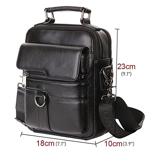Briefcases Messenger Bags Laptop Bag Leather Men Crossbody Shoulder Bag Vintage Cowhide Messenger Bag for Male Small Casual Handbags for Male2