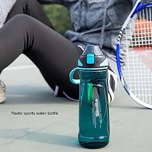 Waterfles Waterfles met Handvat Brede Mond Sportfles Fiets Waterflessen voor Buitensporten Camping Kantoor Wandelingsfles (Kleur: Blauw1) - Image 7