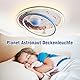 AHXIAOZN LED Deckenleuchte Kinderzimmer, Modern Design Mond Astronaut Deckenlampe Kinder, Deckenlampe Dimmbar mit Fernbedienung, Kinder Cartoon Deckenbeleuchtung für Jungen Mädchen Schlafzimmer