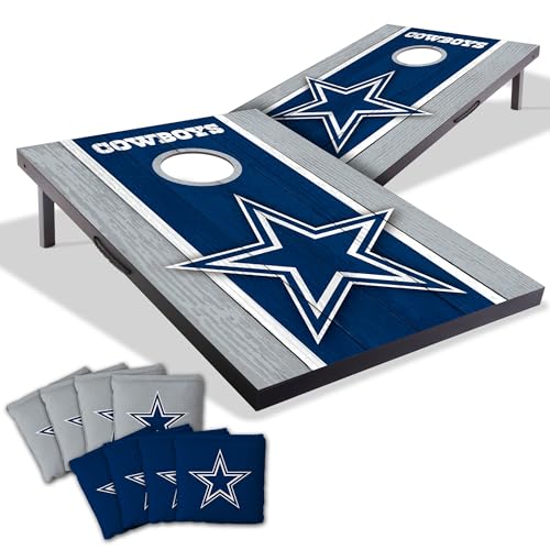 YouTheFan NFL Dallas Cowboys 2' x 3' Portable Cornhole Game with Logo Bags