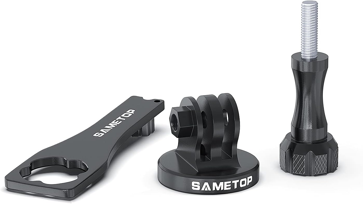 Tripod Mount Adapter Aluminum Screw Adapter Compatible with Gopro Hero 13, 12, 11, 10, 9, 8, 7, 6, 5, 4, Session, 3+, 3, 2, 1, Hero(2018), Fusion, Max, DJI Osmo Action Cameras