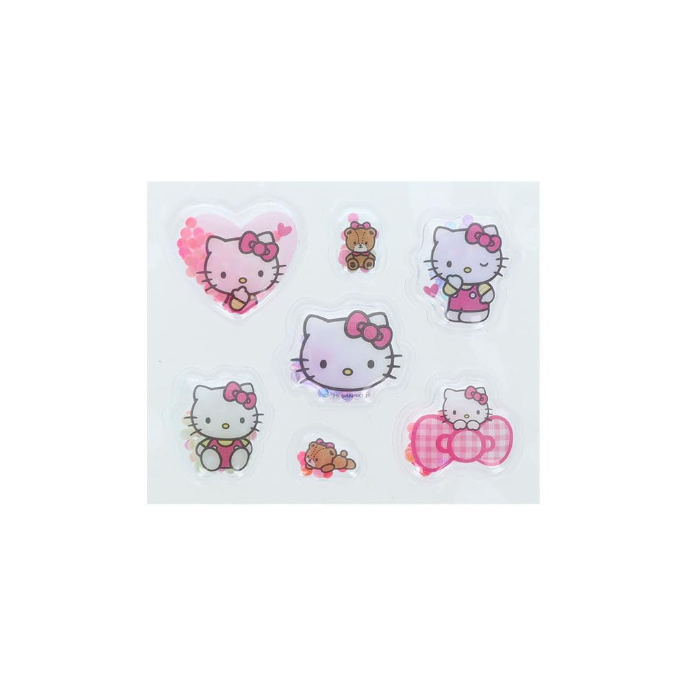 ハローキティ - ハローキティ　ラブリーカンシール、CAN CAN SEAL、ピカピカマスコット ハローキティ ラブリーカンシール、CAN CAN SEAL、ピカピカ