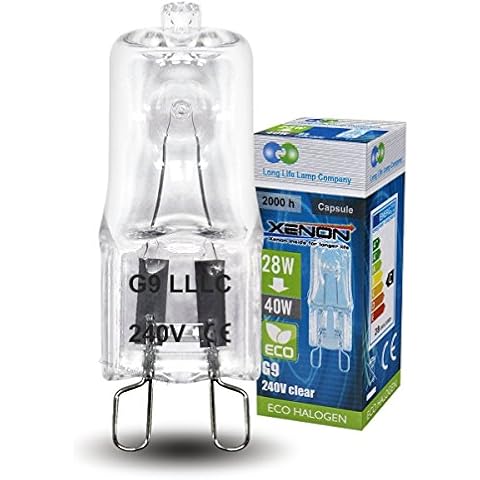 10 Pack of G9 Halogen Dimmable Bulbs Cover