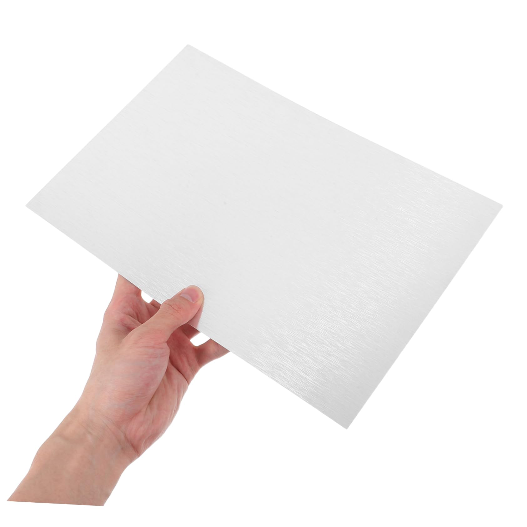 Láminas de Aluminio para Sublimación en Blanco, 10 Piezas Plata