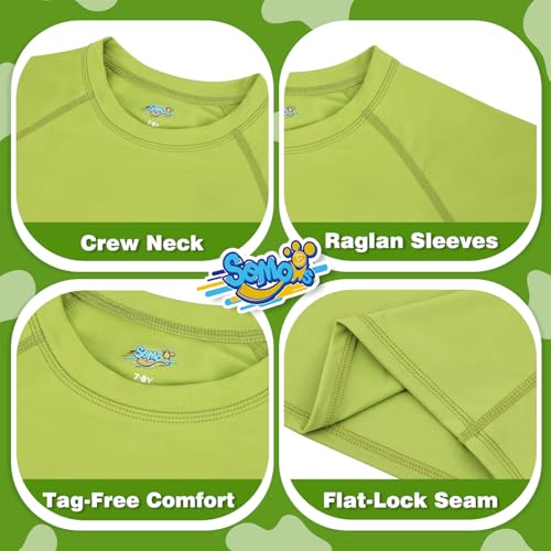 Image of Boys' Rash Guard Long Sleeve UPF 50 Sun Shirts for Toddler Kids Youth Water Swimming Rashguard