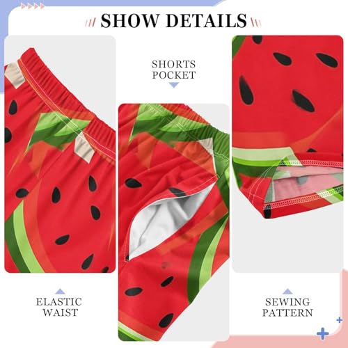 Watermelon Red Fruit Pajama Pants Long Sleep Pant Soft PJ Bottoms Sleepwear4