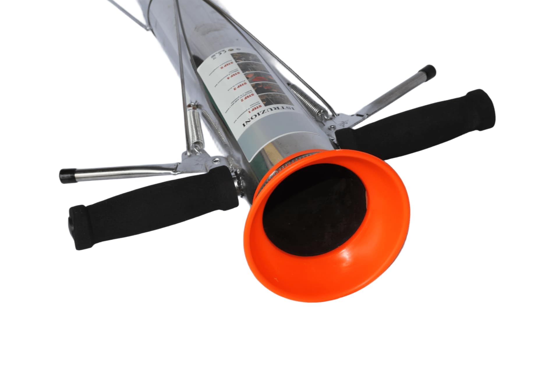Traplanteur semi-automatique avec double poignée en acier inoxydable