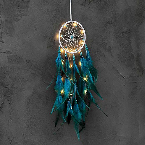 Preisvergleich Produktbild LIUGAOHUA Anhänger Traumfänger DreamNet Auto Anhänger Anhänger Hand Schmuck Geschenk Wind Glocke Anhänger 50cm / Bleu 02