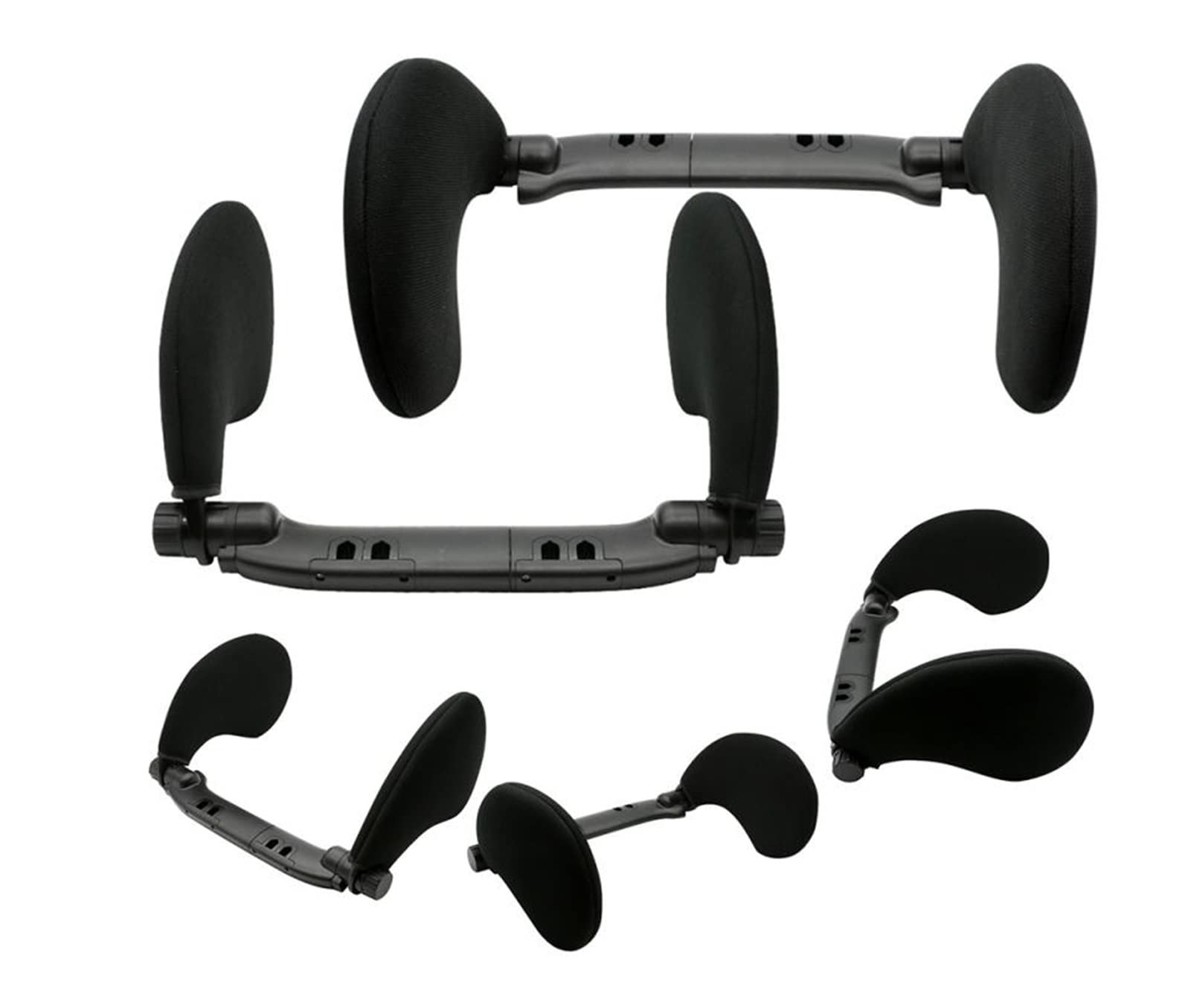 1 PC Seggiolino Auto Poggiatesta Viaggi Resto Neck Pillow Supporto Soluzione Adatta for Adulti Bambini Auto Seat Head Cushion Cuscino Auto Cuscino (Color : Black)