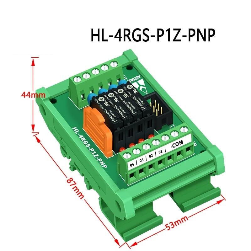1 pz modulo relè a 4 canali scheda driver scheda amplificatore di uscita scheda modulo relè(5V,HL-4RGS-PIZ-PNP)