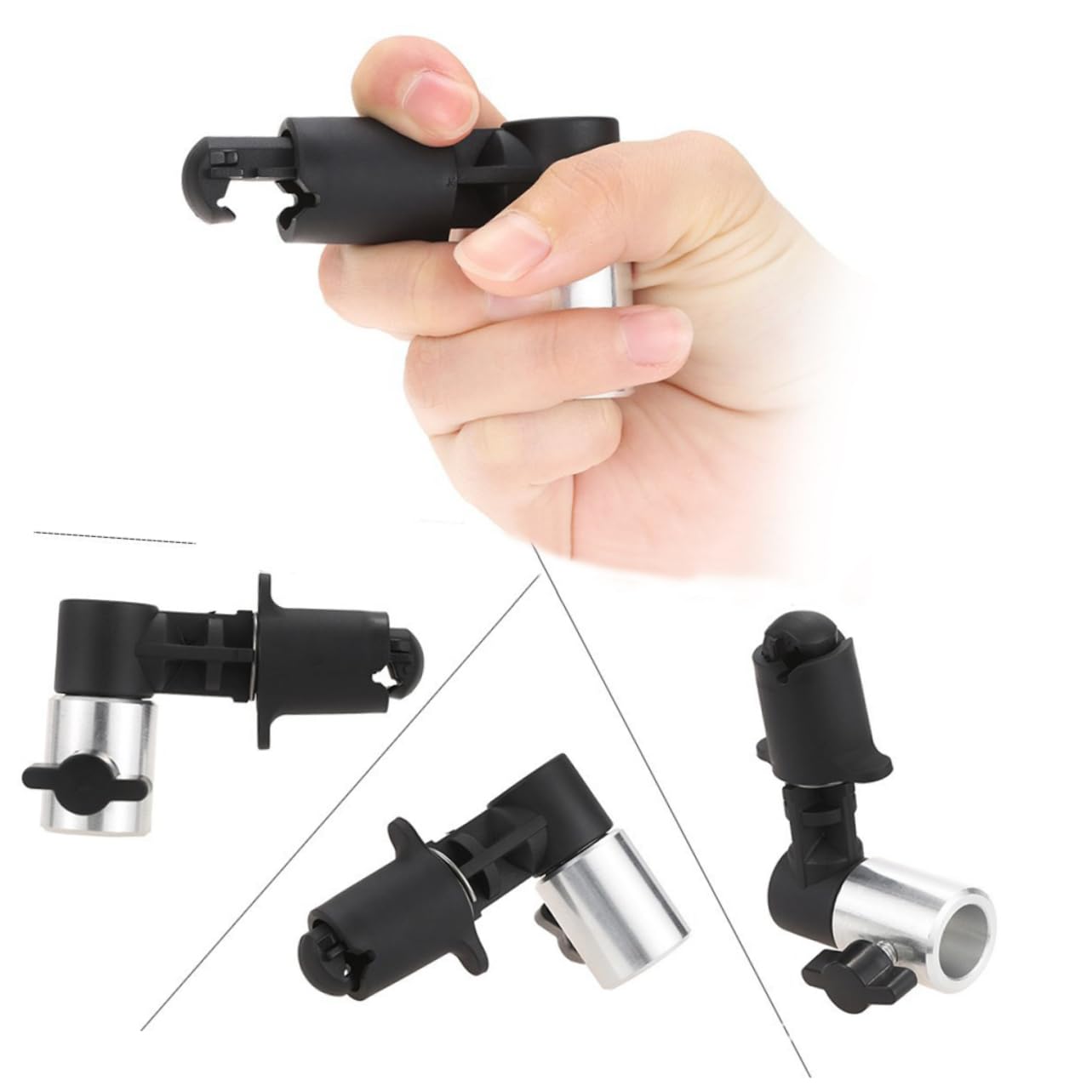 Veemoon 1pc Reflector Disc Holder Reflector Holder Mount Photo Reflector Holder Pro Reflector Holder Bracket Light Stand Bracket Camera Stand Reflector Stand Metal Elastic Clip