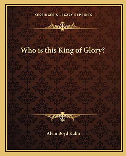 Who is this King of Glory?