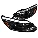 Spec-D Tuning 2LHP-FOC12JM-TM Ford Focus Black LED Signal DRL Strip Bar Projector Headlights