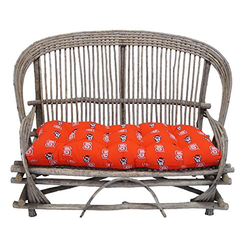 Image of College Covers Everything Comfy North Carolina State Wolfpack Indoor Outdoor Settee Loveseat Bench Cushions
