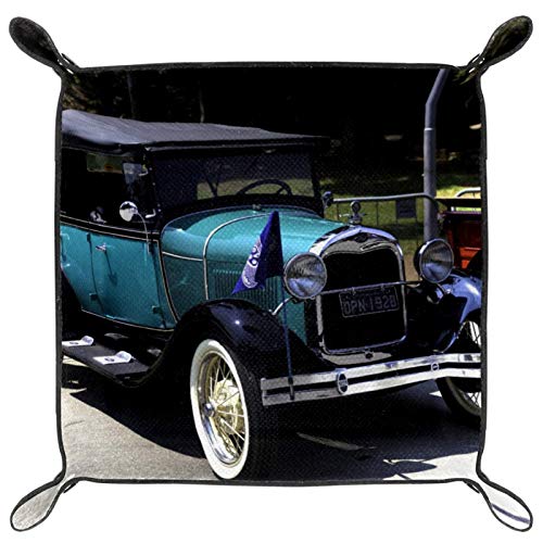 HOHOHAHA Bandeja plegable de piel sintética para guardar relojes y jo