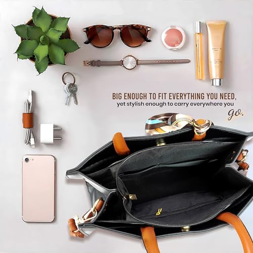 Image of Storite Women Handbag | PU Leather Top Handle Sling Bag | Stylish Crossbody Shoulder Purse for Ladies & Girls | Fashion Handbag for Office, Shopping & Travel