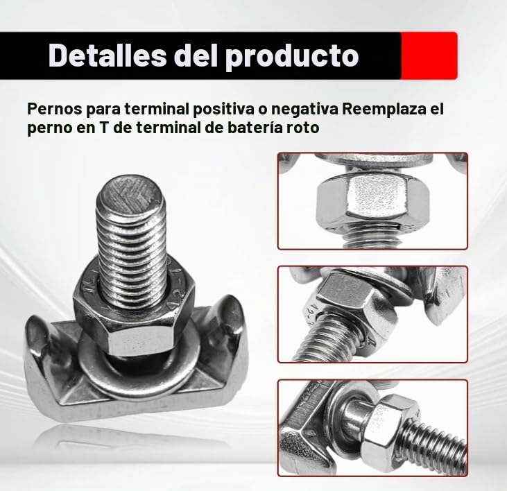 Terminales de batería de tornillo 5 Imagen adicional