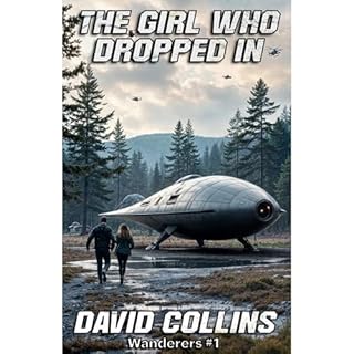 The Girl Who Dropped In Audiolibro Por David Collins arte de portada