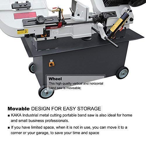 KAKA Industrial Metal Cutting Horizontal Band Saw 7