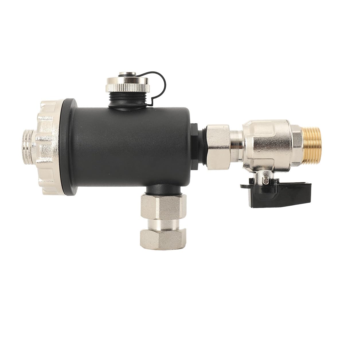 Schlammabscheider Magnetabscheider Magnetfilter für Wärmepumpen Gasboilern, 3/4" Schmutzfänger Magnetischer Filter 3/4" DN20 Starker Magnet Heizung 9000 Gauss, Entfernung von Kalk Rost Schlamm