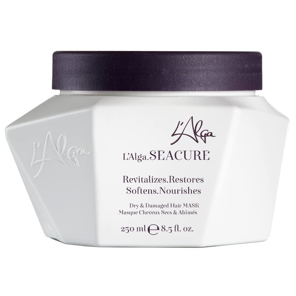 SeaCure Mask with LalgaNord5-Biocomplex and Biotin to Improve Hair Strength and Elasticity, 250ml Tub