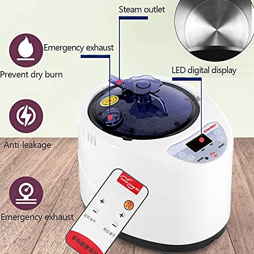 Sauna a vapore portatile pieghevole da 2,6 litri