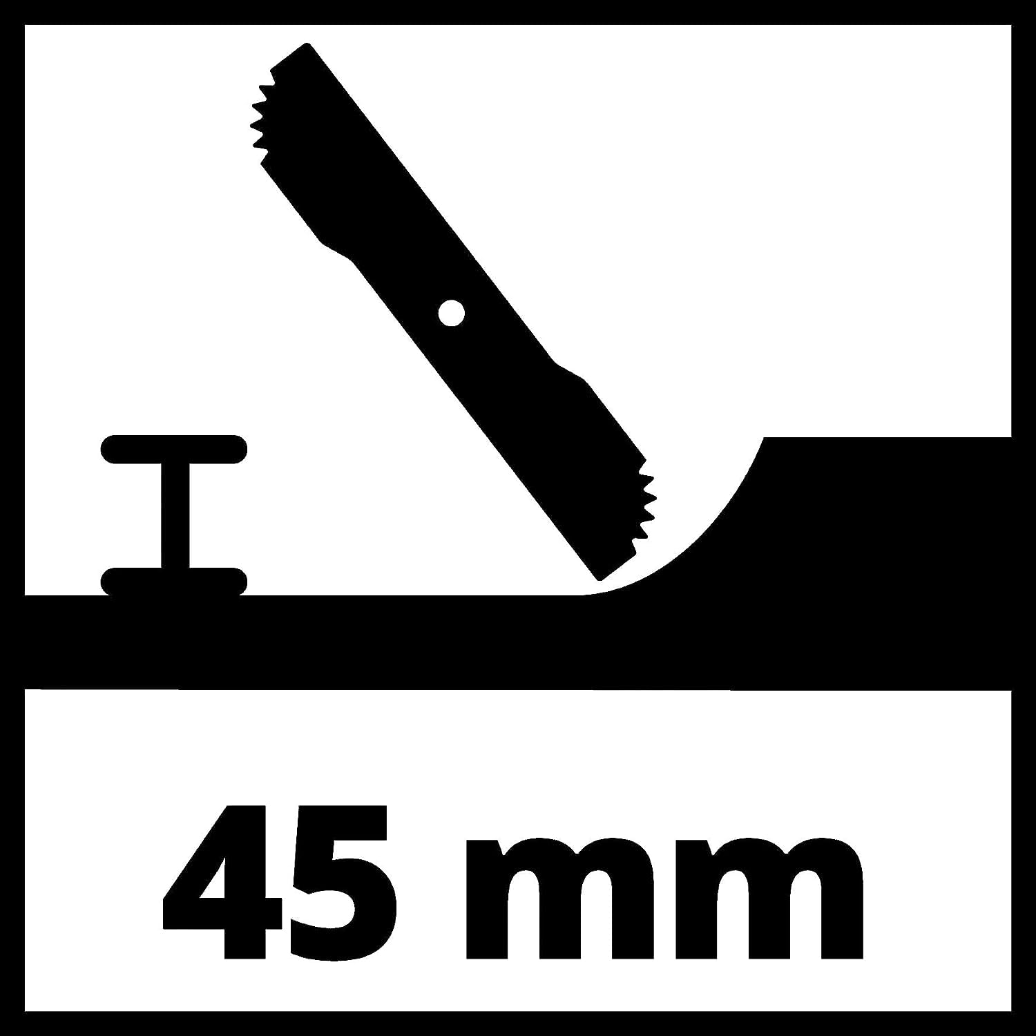 Einhell Li-Solo Power X Kosiarka, Czarny/Czerwony, 45 mm