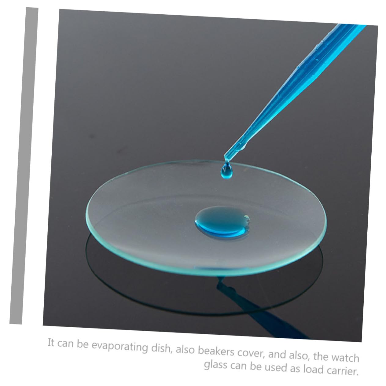 Amosfun 10 Stück Runde Uhrgläser aus Glas Flache Becherglasdeckel als Chemiebecherabdeckung für Labor und Chemieunterricht Transparentes Material