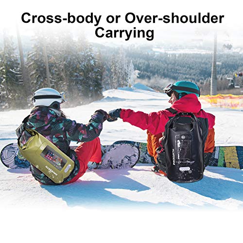 image for PACEARTH Snow Splash Proof Dry Bag, 10L 20L 30L Dry Storage Bag Backpa