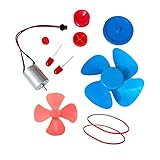ERH India STEM DIY Dynamo Motor Wind Mill Generator Pulley Science Experiment Physics Project Working Model Toys Kit for School Kids