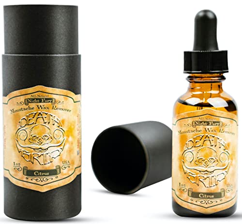 Mustache Wax Remover Oil Night Fury by Death Grip - Get Wax Out Of Your Handlebar Moustache Or Beard