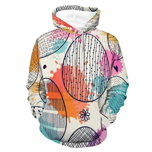 Sweat à capuche manche longue doux et chaud hoodie œufs de couleur confortable