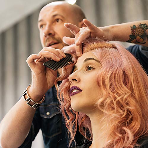 Hyoujin 601 Black Carbon Wide Tooth Comb Detangling Comb Detangler Hair Comb For Long Wet Hair Hair Straighten Curly Hair 230℃ Heat Resistan #TOP1