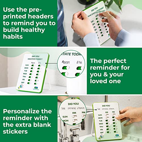 Persistence Health Medication Tracker & Pill Reminder | Visual Reminder Alarm | 7 Day AM PM | Take and Slide | No More Second-guessing or Double-dosing | Perfect for The Elderly (Two Column English) 5 Persistence Health Medication Tracker & Pill Reminder | Visual Reminder Alarm | 7 Day AM PM | Take and Slide | No More Second-guessing or Double-dosing | Perfect for The Elderly (Two Column English) - Image 6