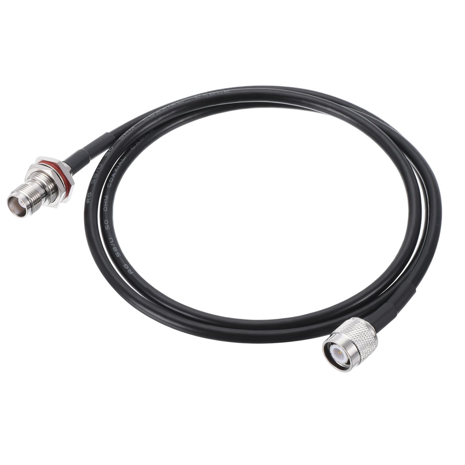 Sourcing Map RG58 Koaxialkabel - TNC-Stecker Auf TNC-Buchse, 1,9 M, 50 Ohm