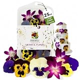 Freshly Preserved Pansy and Orchids Freeze-Dried...