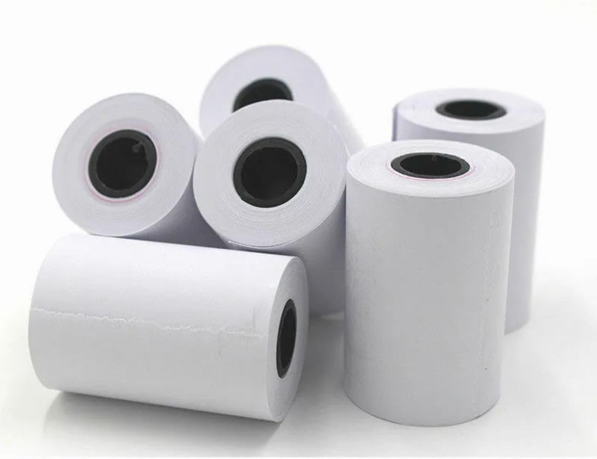 VapourOn - Premium Thermal Paper Till Receipt Rolls 80X80mm - Credit Card Machine Till Rolls, Cash Register Thermal Paper Receipt, for PDQ POS EPOS, Barclays, Verifone, Ingenico (100)